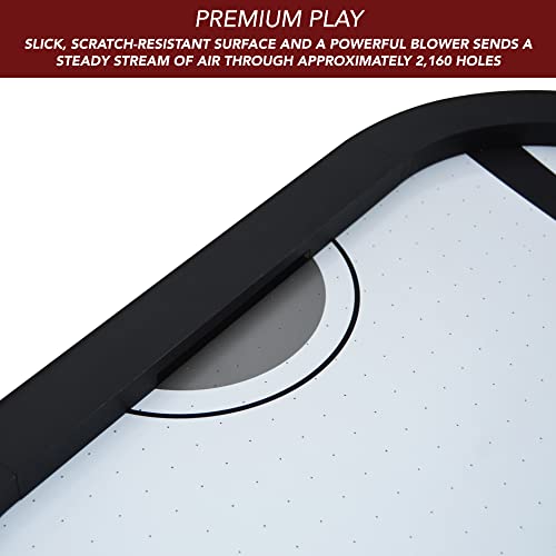 Hathaway Silverstreak Air Hockey Game Table Black