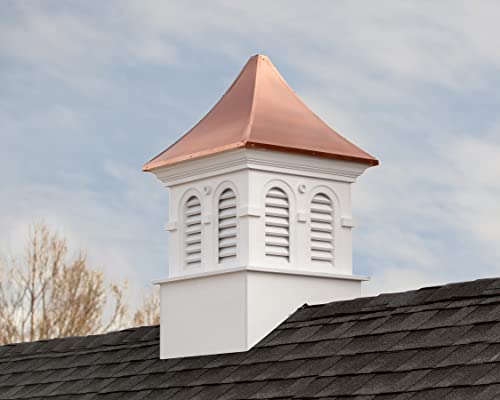 Good Directions Smithsonian Columbia Vinyl Cupola with Copper Roof 42" x 67