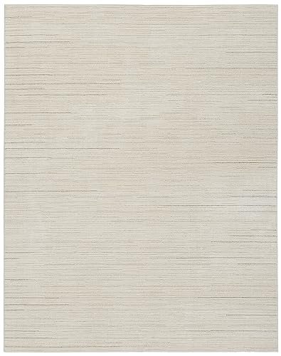 Nourison Andes Scandinavian Area Rug 7'10" x 9'10" Ivory Grey