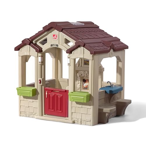 Step2 Charming Cottage Kids Playhouse Brown