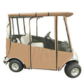 DOORWORKS GOLF CART ENCLOSURES Premium Yamaha Drive & Drive 2 Golf Cart Cover - Tan Marine Grade Vinyl