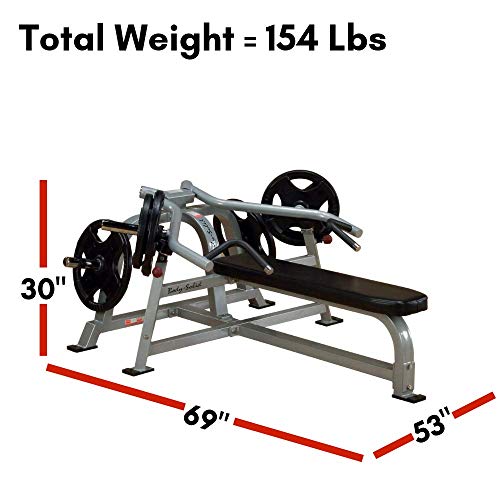Body-Solid Pro Clubline Adjustable Leverage Bench Press Black