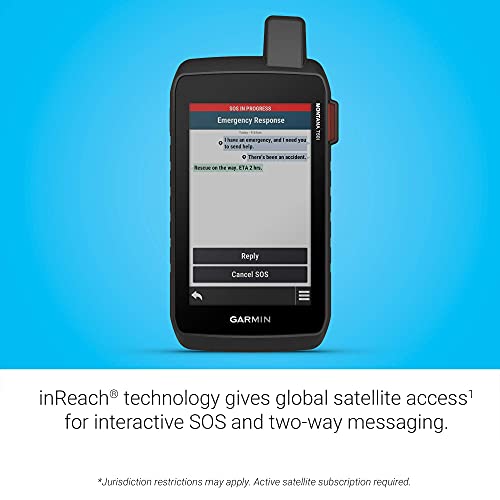 Garmin Montana 750i Rugged Handheld GPS with inReach Satellite Technology and 8MP Camera