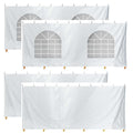 TentandTable 20' x 20' Waterproof Sidewall Kit for Canopy Tents, White