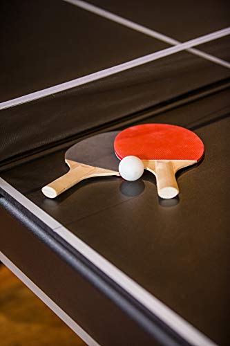 Triumph Sports Phoenix 7’ Billiard Table with Table Tennis Conversion Top Black Green