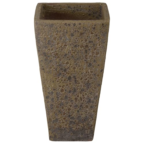 Emissary Bubble Yellow Stoneware Square Planter 17in x 31.5in