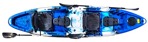 Reel Yaks Tandem Fishing Angler Kayak 12.5’ Blue