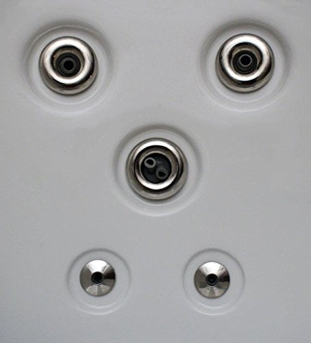Home and Garden Spas 5 Person 51 Jet Spa with Stainless Jets and Ozone System Included Sterling White