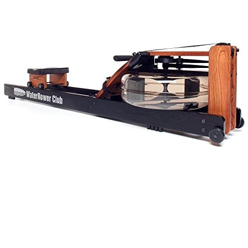 WaterRower Club Rowing Machine with S4 Monitor Rose and Black