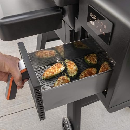 BLACKSTONE 2258 Pellet Grill/Air Fryer Combo Powder Coated Black