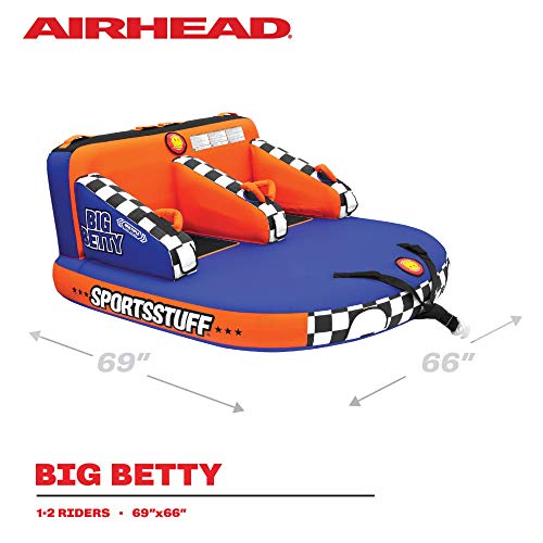 SportsStuff Big Betty 1-2 Rider Towable Tube Blue