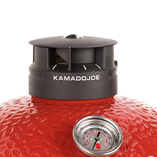 Kamado Joe Classic Joe III 18-Inch Charcoal Grill & Smoker Blaze Red