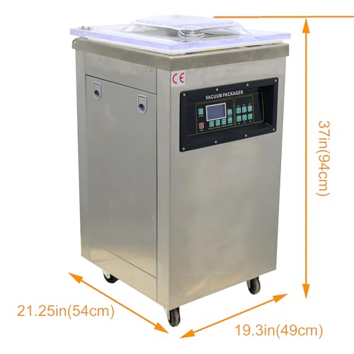 WYDDDARY Heavy Duty Vacuum Sealer 900W 15.7inch Stainless Steel for Meats, Vegetables, Fruits