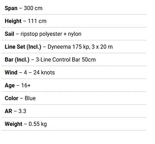 HQ Kites and Designs Rush V Pro 350 R2F Kite Orange/White