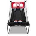 Pop-A-Shot Home Dual Shot with Nebraska Cornhuskers NCAA Graphics Red