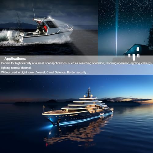 GREENINOVA THE QUALITY LIGHT 180W LED Marine Searchlight MC Type