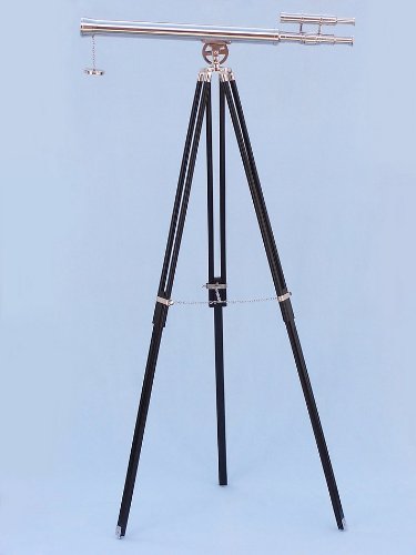 Handcrafted Model Ships Floor Standing Chrome Griffith Astro Telescope 64