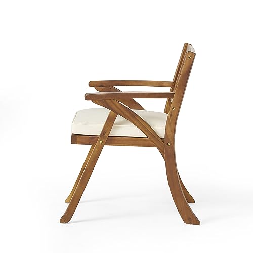 Christopher Knight Home Hermosa 5-Pc Acacia Wood Dining Set Teak Finish