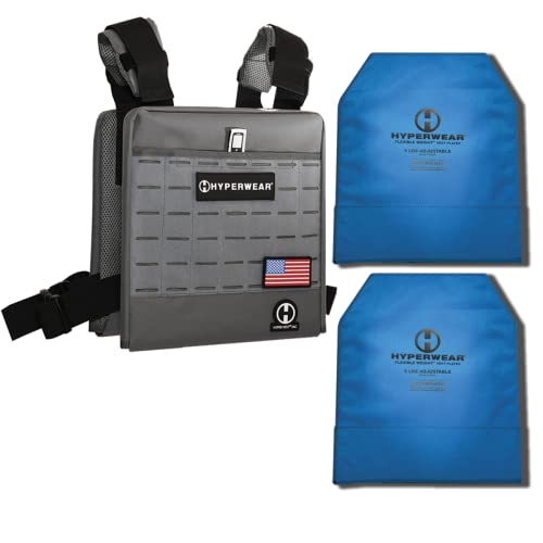 HYPERWEAR TAC HYPER VEST Weighted Vest with USA Weights 40 lbs