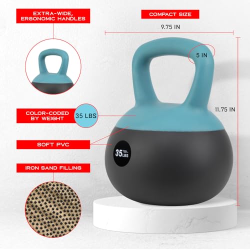 Nonzero Gravity NZG Iron Sand Soft Kettlebell Shock-Proof Weights 140lbs Set