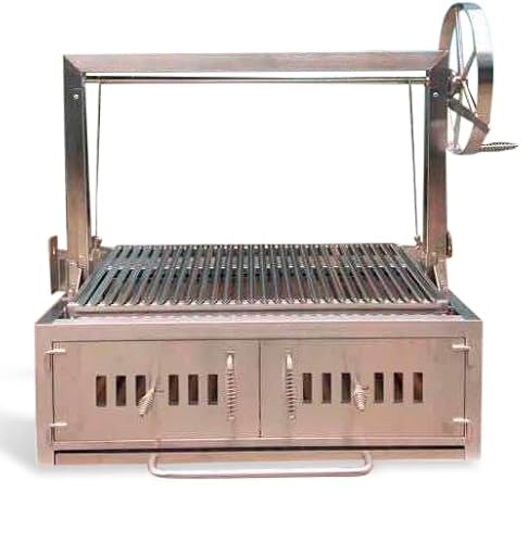 SDI Factory Direct Built In Stainless Steel Outdoor Charcoal BBQ Parrilla Santa Maria Grill Spit Stainless Steel
