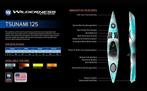 Wilderness Systems Tsunami 125 Sit Inside Touring Kayak Eclipse