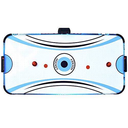 Hathaway Enforcer 5.5-ft Air Hockey Table with Electronic Scoring Blue/White
