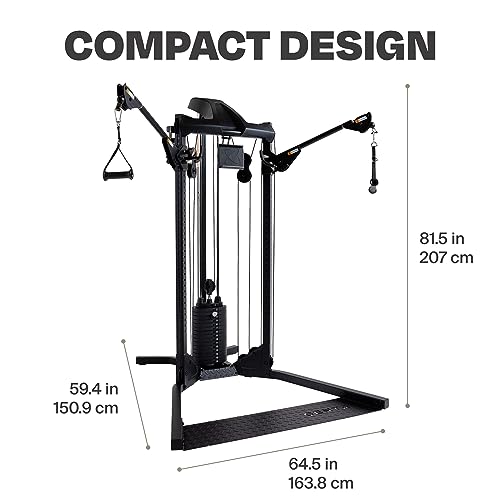 CENTR Centr 1 Home Gym Functional Trainer - Multifunctional Cable Machine - Matte Black