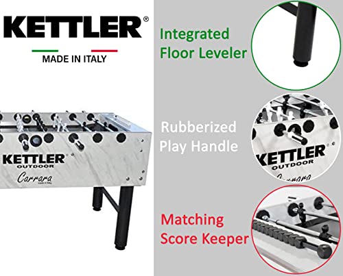 KETTLER Carrara Outdoor Foosball Table Black