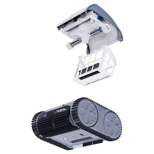 Doheny's Pool ProDrive Free Plus Rechargeable Inground Robotic Cord-Free Automatic Swimming Pool Cleaner Blue / White