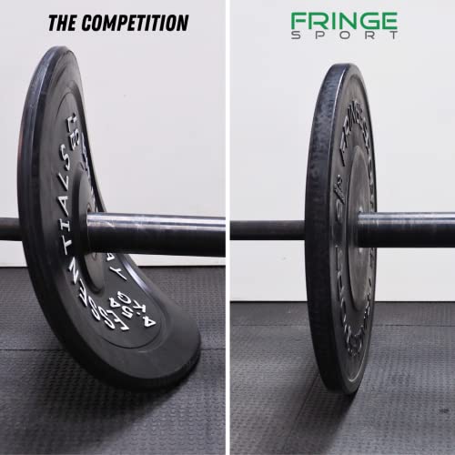 OneFitWonder Fringe Sport Contrast Bumper Plates Set 260 lbs