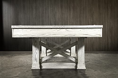 Empire USA Agriturismo Slate Pool Table with Premium Billiard Accessories 8FT Whitewash