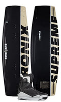 Ronix Wakeboard Package 145 - Supreme Wakeboard w/ Supreme Boa Boot - 8-9 Black
