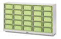 Jonti-Craft Rainbow Accents 25 Tub Mobile Storage Key Lime