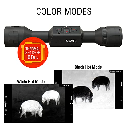 ATN Thor LTV Ultra-Lightweight Thermal Scope Black