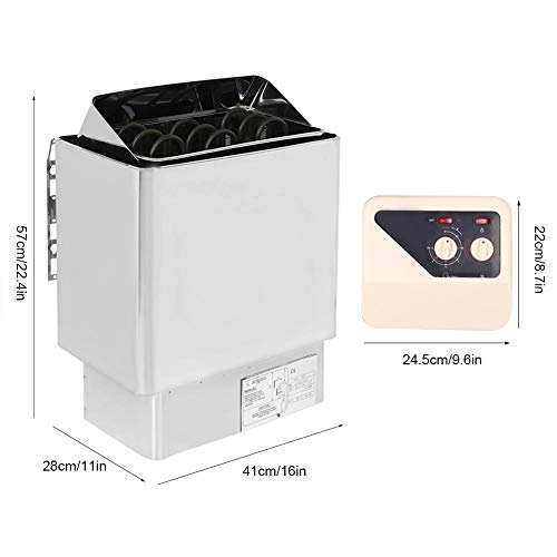 Vikye Sauna Stove 6KW Stainless Steel External Control Heater
