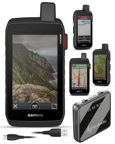 Wearable4U Garmin Montana 760i Rugged GPS Handheld Navigator Black