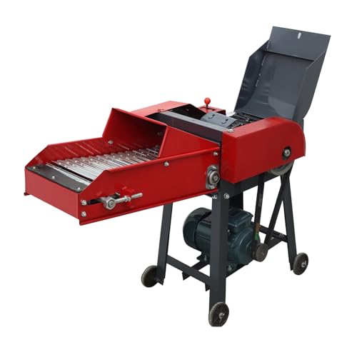 INTSUPERMAI 6-Blade Hay Cutter Pulverizer Red