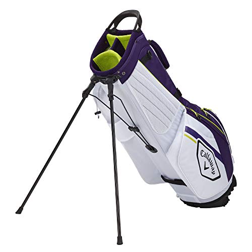 Callaway Golf 2021 Chev Stand Bag White/Purple/Yellow