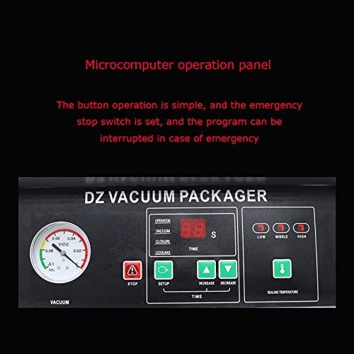 LGXEnzhuo Vacuum Packaging Machine DZ400 with Microcomputer Panel 110V 900W