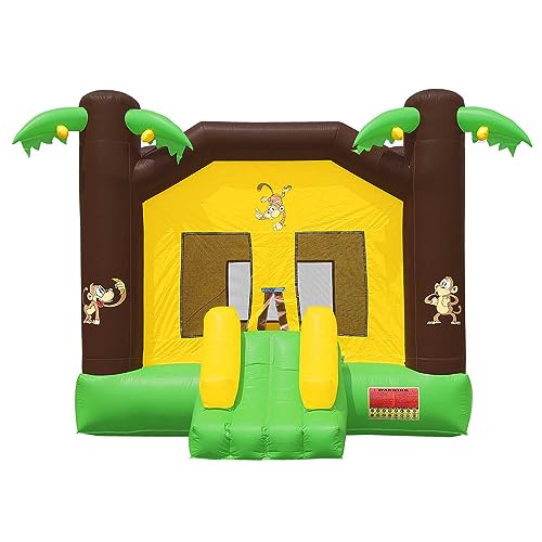 Inflatable HQ Commercial Jungle Bounce House 100% PVC with Blower