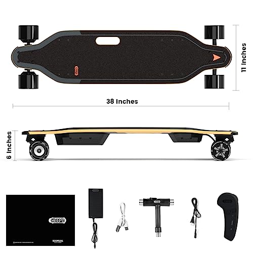 Meepo V5 Electric Skateboard with Remote, 29 Mph Speed, Easy Carry Handle
