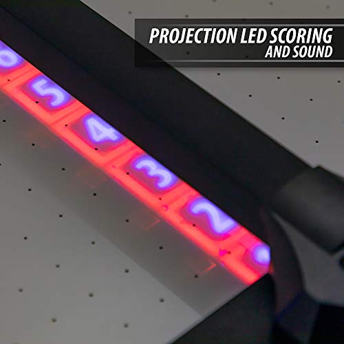 EastPoint Sports Triple-Deke Hover Hockey Table with LED Scoring and Sounds, Power Play Pro 84