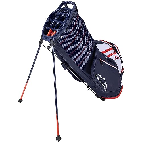 Sun Mountain 2024 4.5Ls 14-Way Golf Stand Bag Navy/White/Red