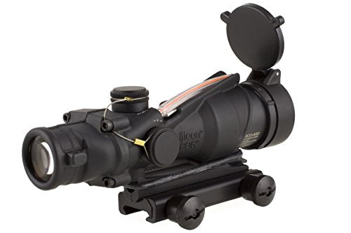 Trijicon ACOG 4x32 BAC Rifle Optic with Red Chevron Reticle Red