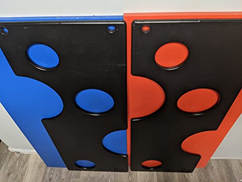 Custom Design Crafts Ninja Warrior Cheese Wall Obstacle Orange