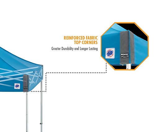 E-Z UP Endeavor Instant Shelter Canopy 10' x 10' Professional Grade Black Top