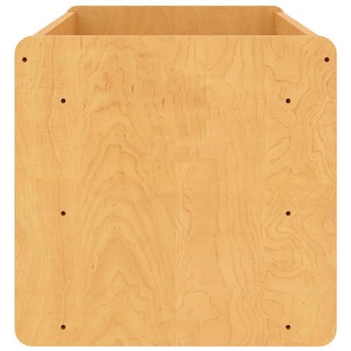 Tot Mate Kid's Book & Toy Storage Organizer Wooden Cabinet Maple