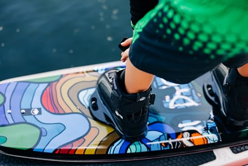 Liquid Force 2024 Fury 125cm Wakeboard with Rant Wakeboard Bindings Package Multi