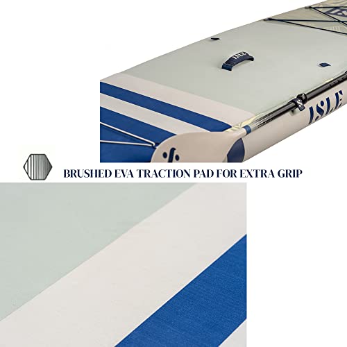 ISLE Surf and SUP Pioneer Inflatable Stand Up Paddle Board Palm/Seafoam